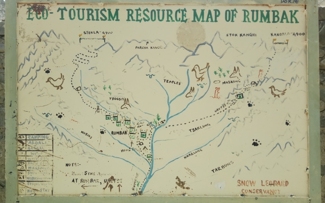 Route Map for Stok Kangri